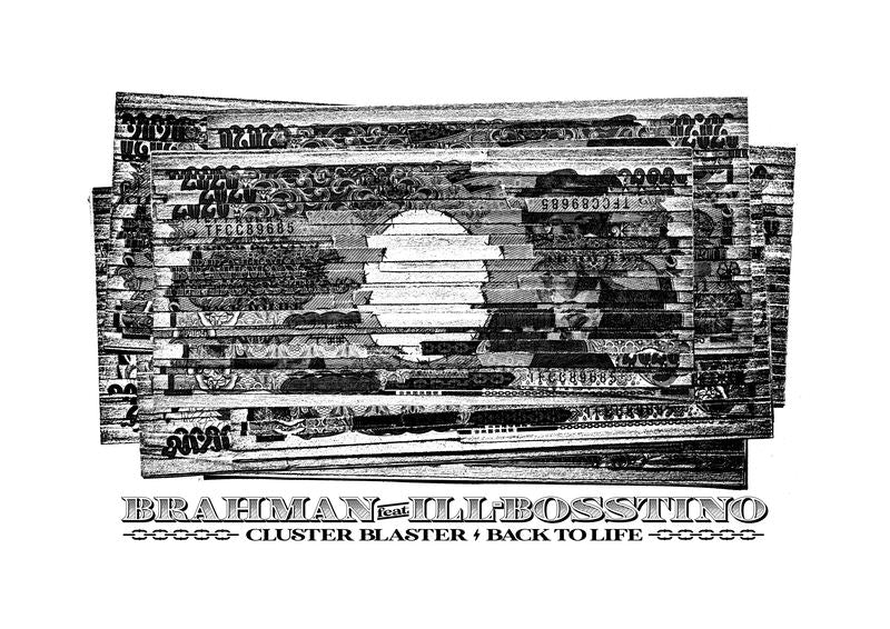 CLUSTER BLASTER/BACK TO LIFE(Tシャツ WHITE+CD+DVD)/BRAHMAN feat.ILL-BOSSTINO(THA BLUE HERB)