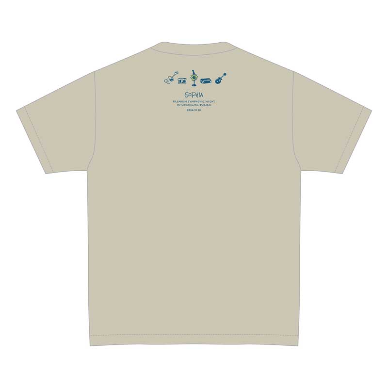 Premium Symphonic Night in YOKOHAMA BUNTAI Tシャツ(シルバーグレー)