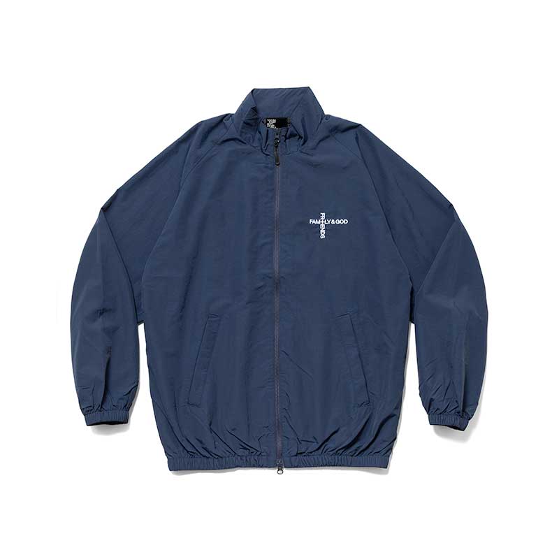 Friends, Family, Fans & God Track Jacket(Navy)