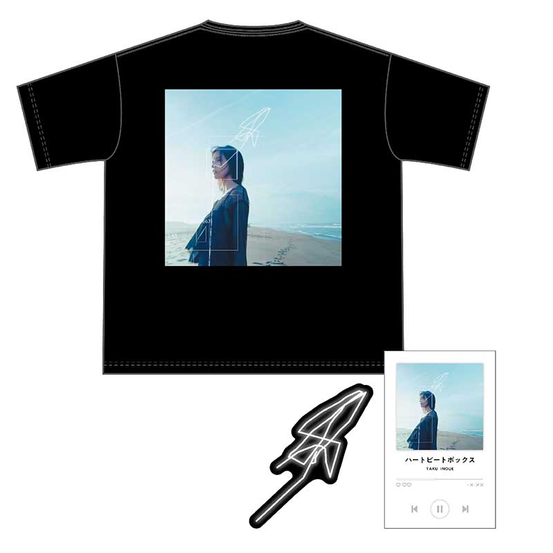 ハートビートボックス Tee × ステッカーセット / TAKU INOUE