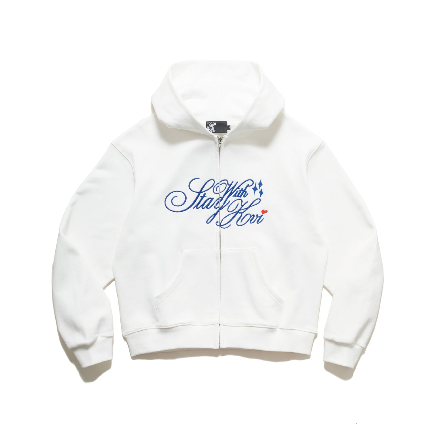 【5/10(日)まで】Stay With Kvi Zip Up Hoodie(White)