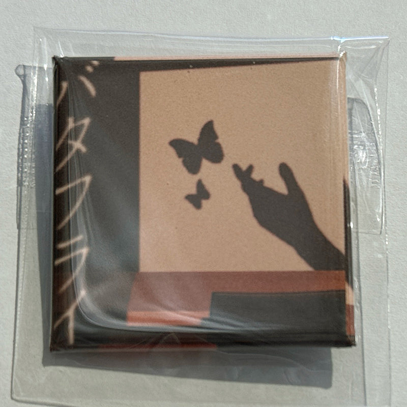 ジャケット缶バッジ(バタフライ)