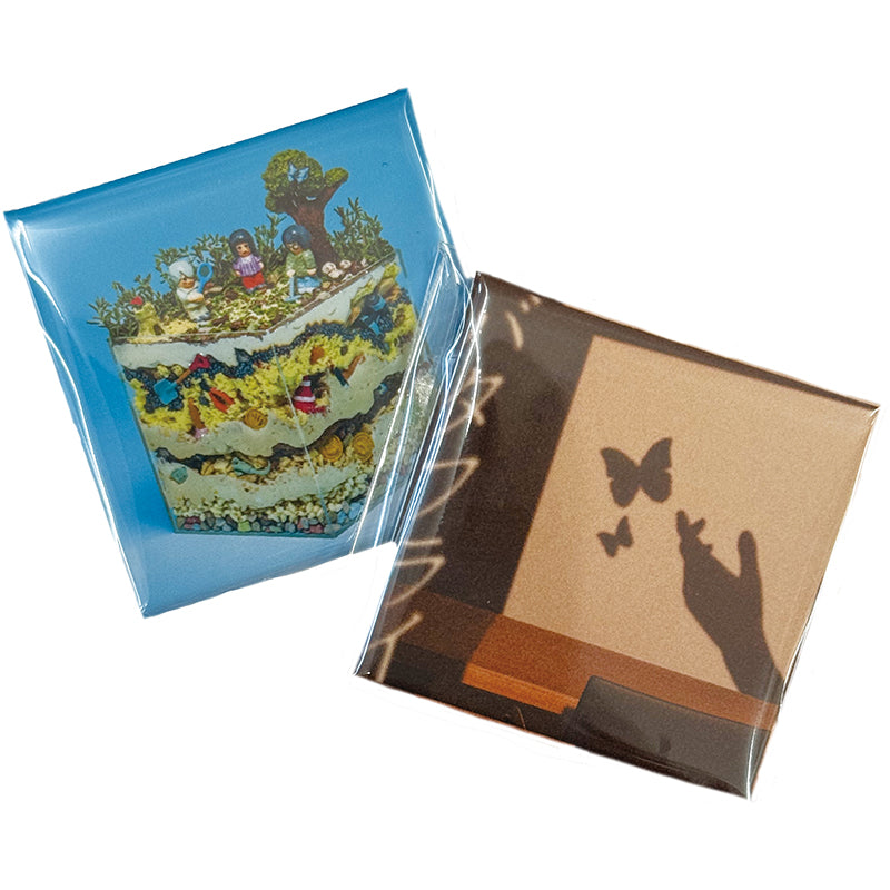 ジャケット缶バッジ(バタフライ)