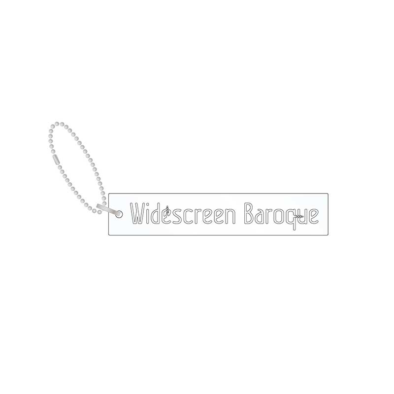 Widescreen Baroque Acryl Keychain