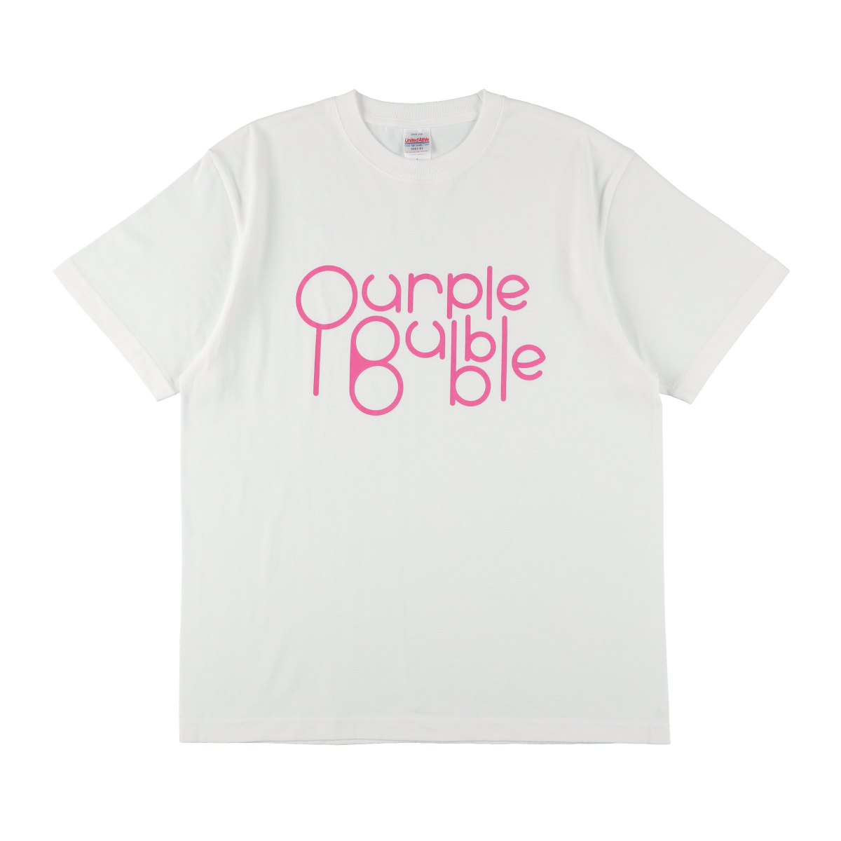 PURPLE BUBBLE Tシャツ (WHITE)