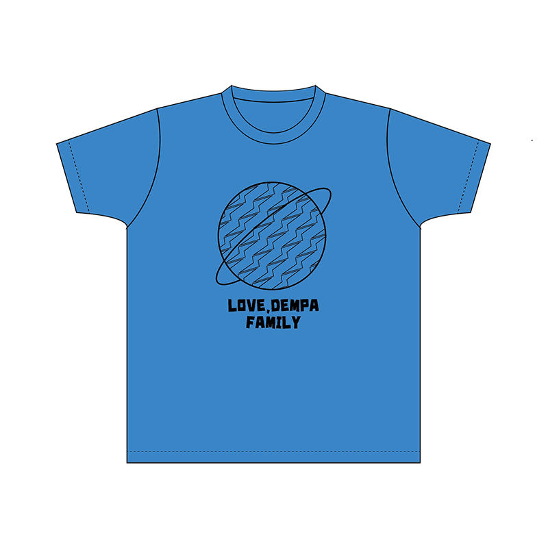 ソロサイン色紙付きCD 通常盤+愛が地球救うんさ!Tシャツセット(ブルー)