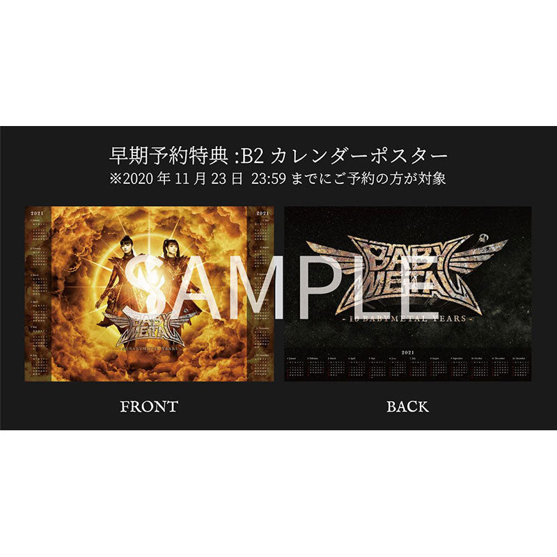 10 BABYMETAL YEARS(通常盤 2VINYL)