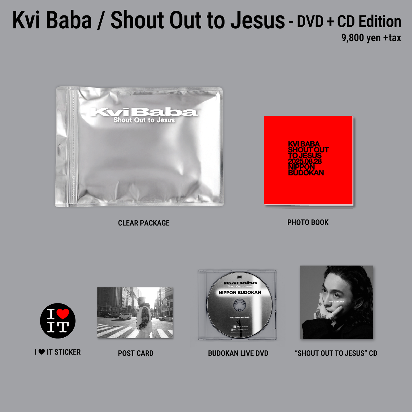 KviBaba Shout Out to Jesus DVD Kvi Baba日本武道館公演『Shout Out