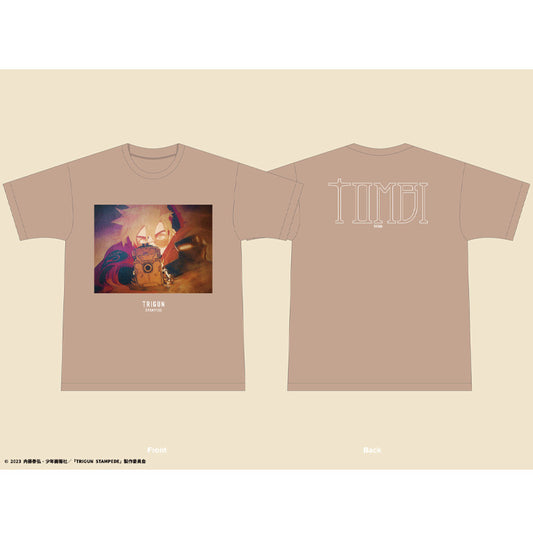 Kvi Baba x TRIGUN STAMPEDE "TOMBI" T-Shirts SAND