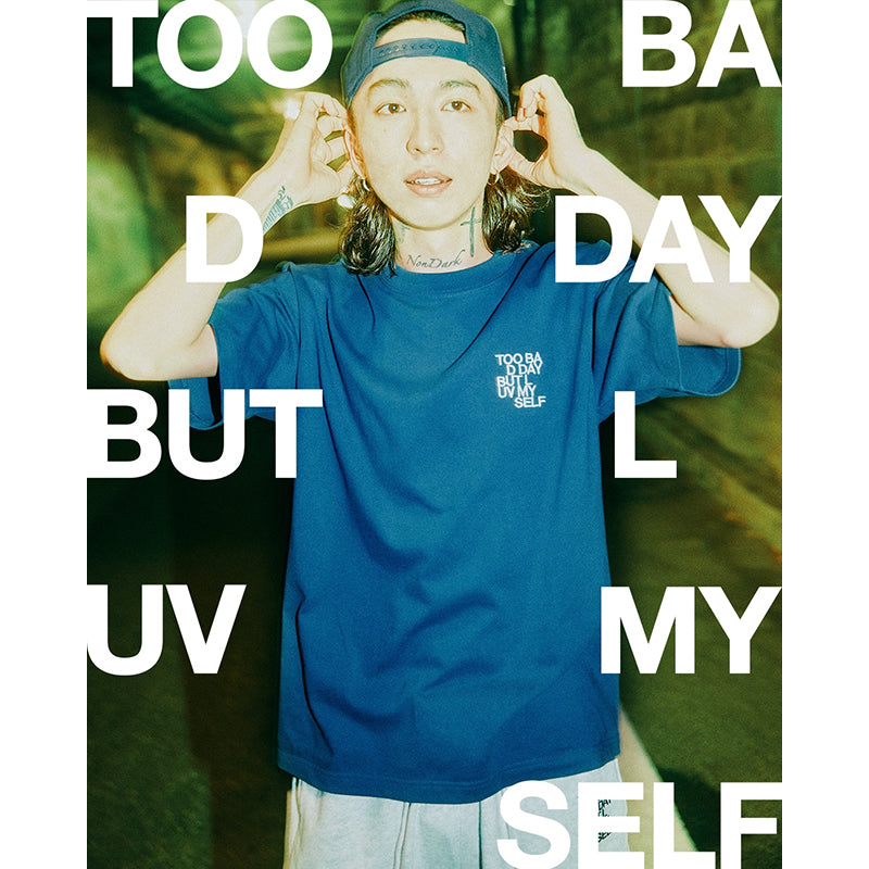Too Bad Day But Luv Myself -T-Shirts-（Navy）