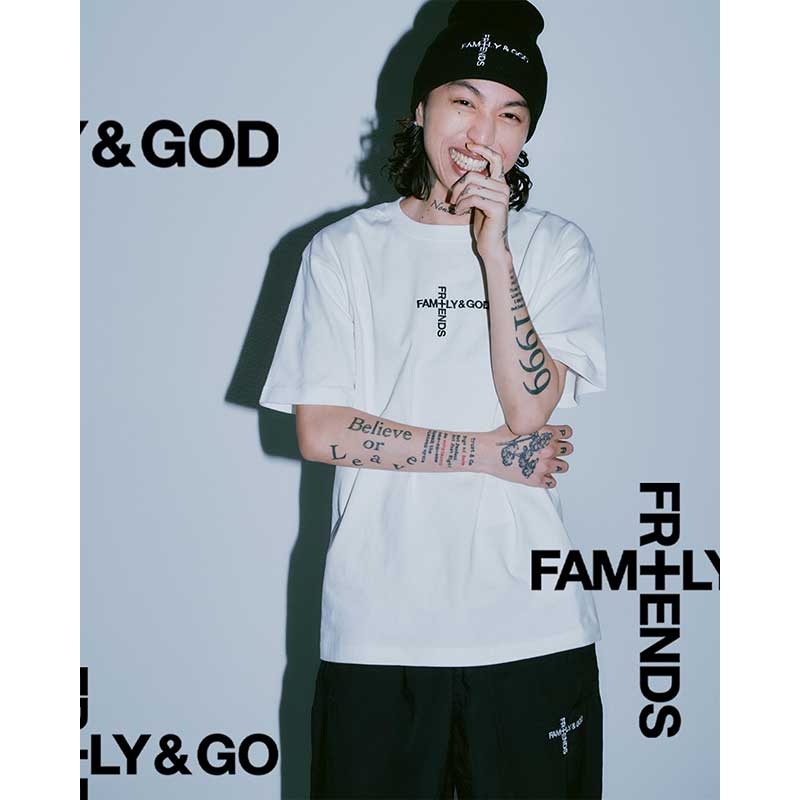 Friends, Family, Fans & God T-Shirt（Black）