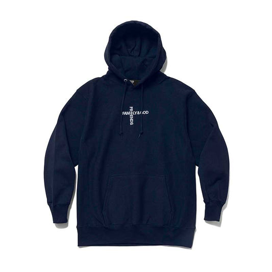 Friends, Family, Fans & God Hoodie（Navy）