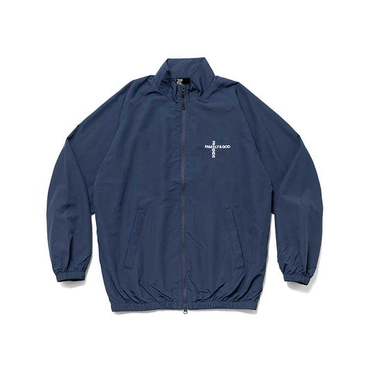 Friends, Family, Fans & God Track Jacket(Navy)