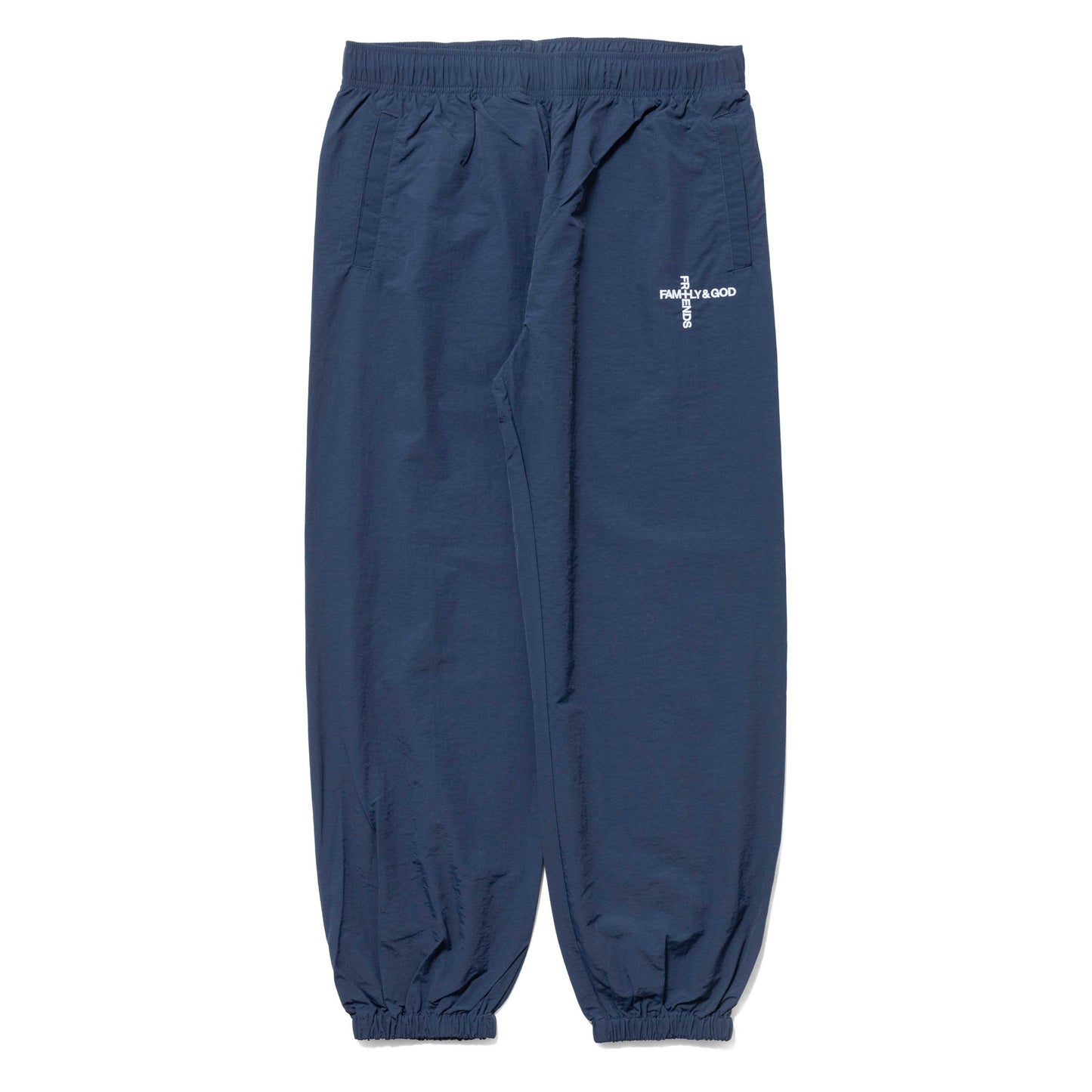 Friends, Family, Fans & God Track Pants（Navy）