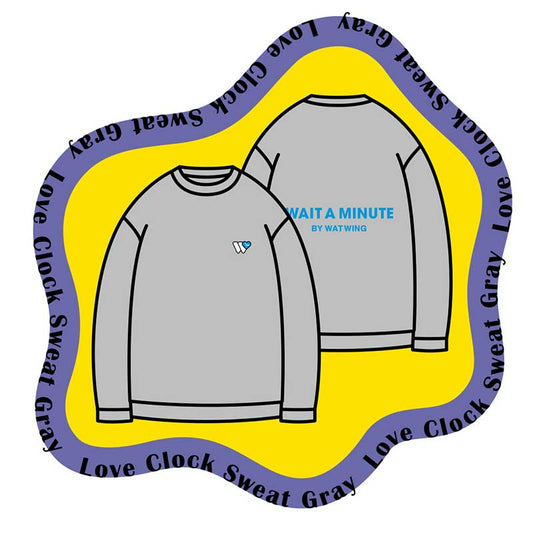 Love Clock Sweat(セットアップ対応)Gray