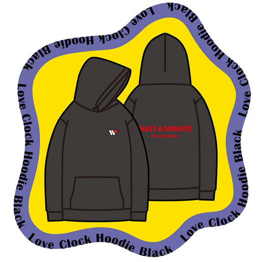 Love Clock Hoodie(セットアップ対応)Black