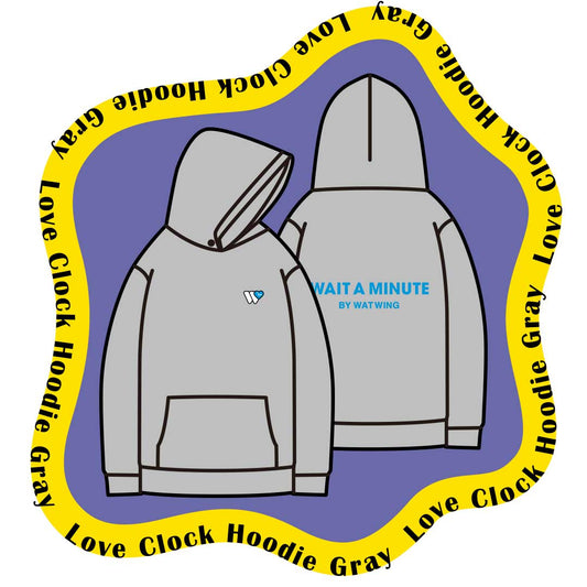 Love Clock Hoodie(セットアップ対応)Gray
