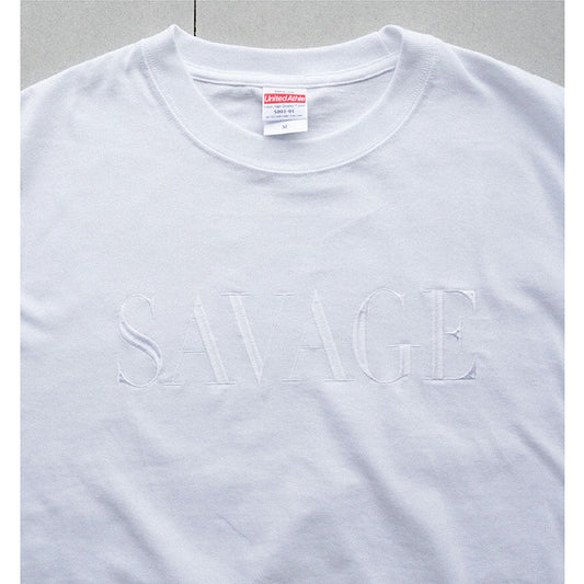 「SAVAGE」T-Shirt WHT