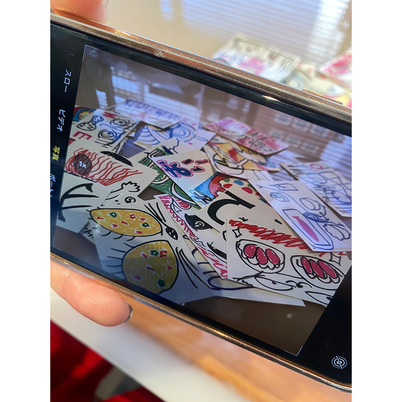 「neko」フレークシール