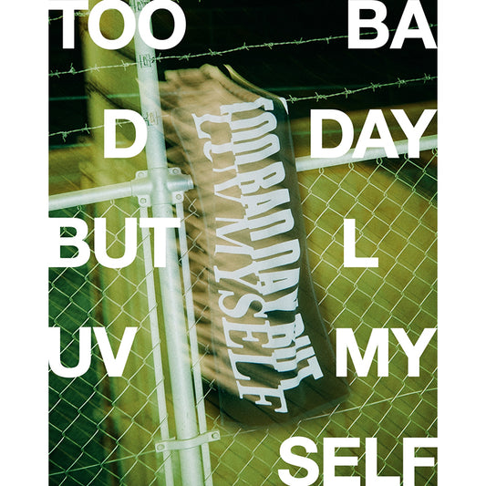 Too Bad Day But Luv Myself -Towel-（Black）
