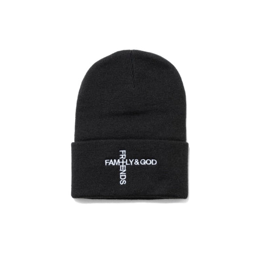 Friends, Family, Fans & God Beanie（Black）