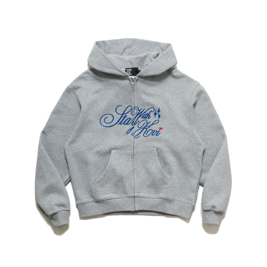 【5/10（日）まで】Stay With Kvi Zip Up Hoodie（Gray）