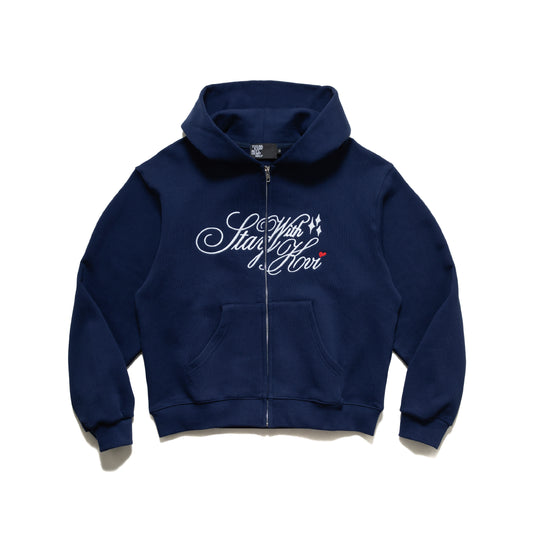 【5/10（日）まで】Stay With Kvi Zip Up Hoodie（Navy）
