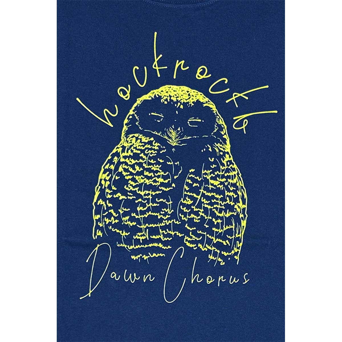 Dawn ChorusTシャツ “ねぼけフクロウ”（インディゴ）