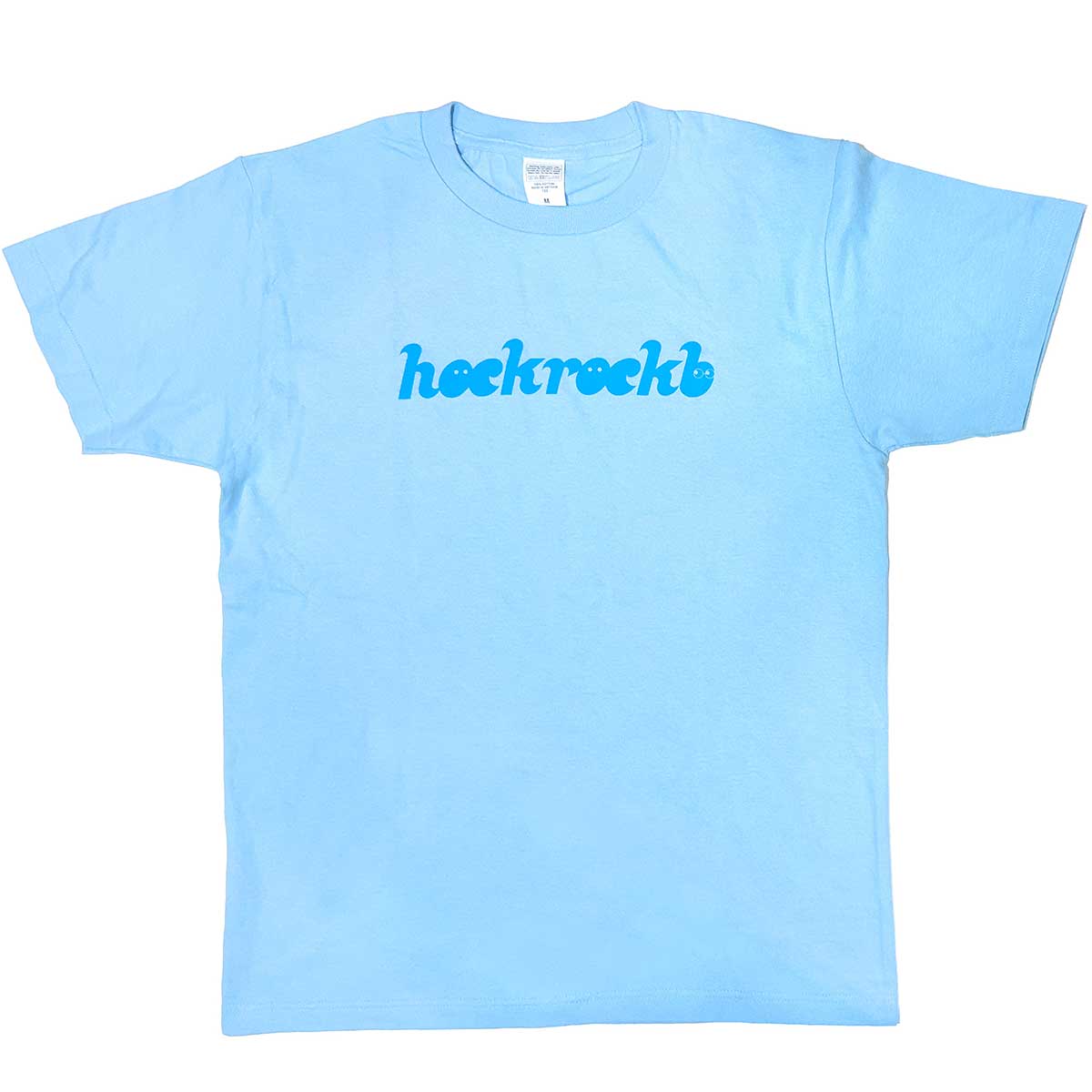 hockrockb logo T-shirt（ライトブルー）