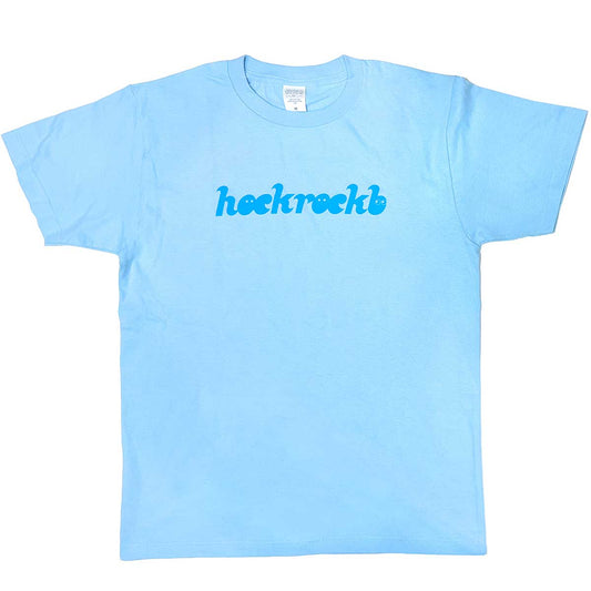 hockrockb logo T-shirt（ライトブルー）
