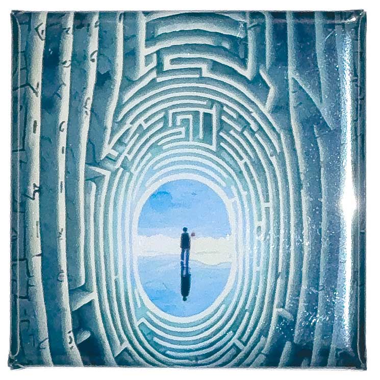 ジャケット缶バッチ（ラビリンス）