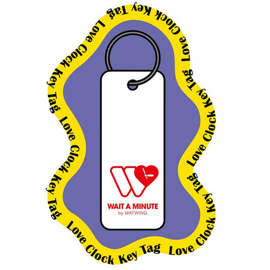 Love Clock Key Tag