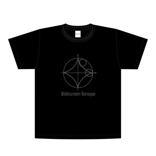 Widescreen Baroque Logo T-shirt Black