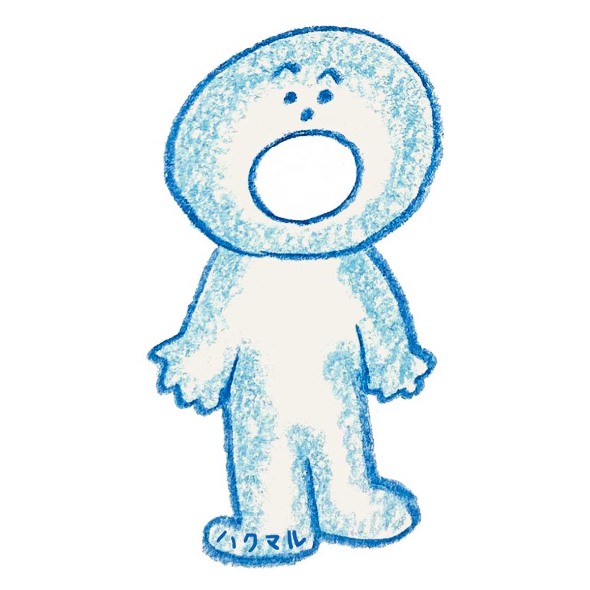 ハクマルさんステッカー
