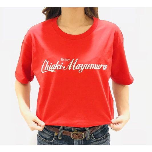 筆記体Ｔシャツ レッド