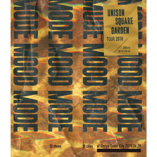 ［Blu-ray］UNISON SQUARE GARDEN TOUR 2018 "MODE MOOD MODE" at Omiya Sonic City 2018.06.29
